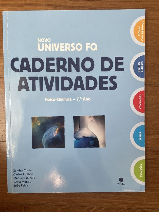 Novo Universo FQ - Caderno de Atividades Fisico Quimica 7. Ano