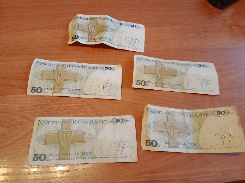 Banknoty 50 zł NBP