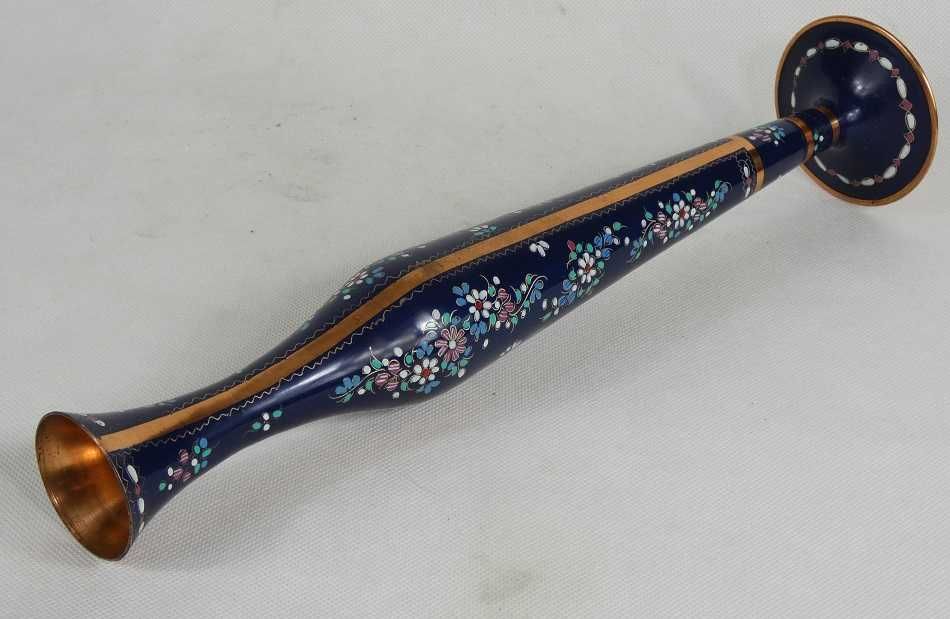 WAZON flet emalia kwiat kobalt 40cm