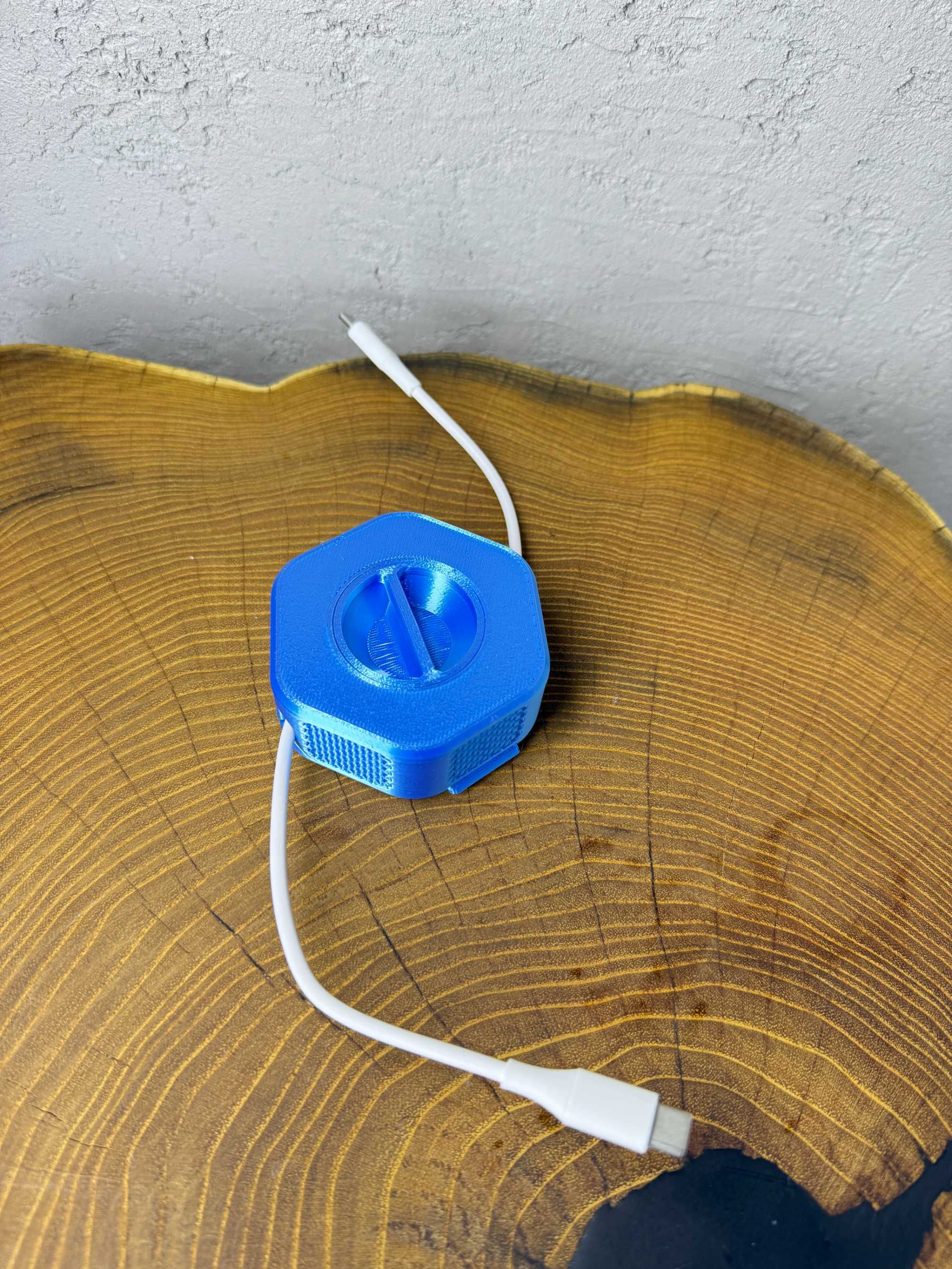 Organizer, zwijak do kabli USB-przewodów, rozmiar L, druk 3D