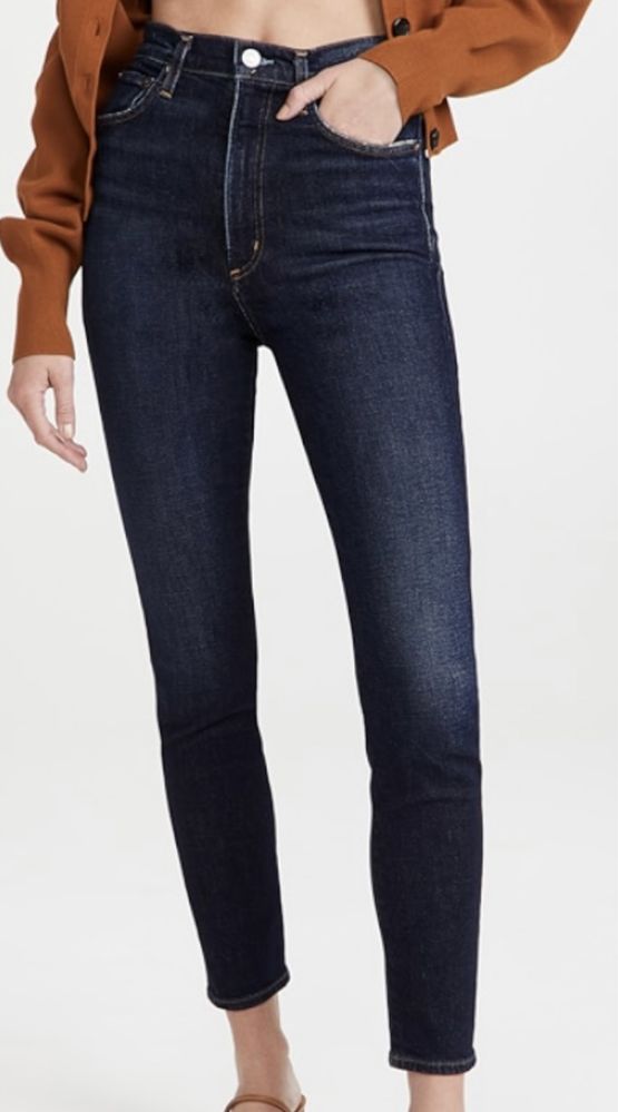 AGOLDE jeansy dżinsy spodnie wysoki stan s m 27 rurki