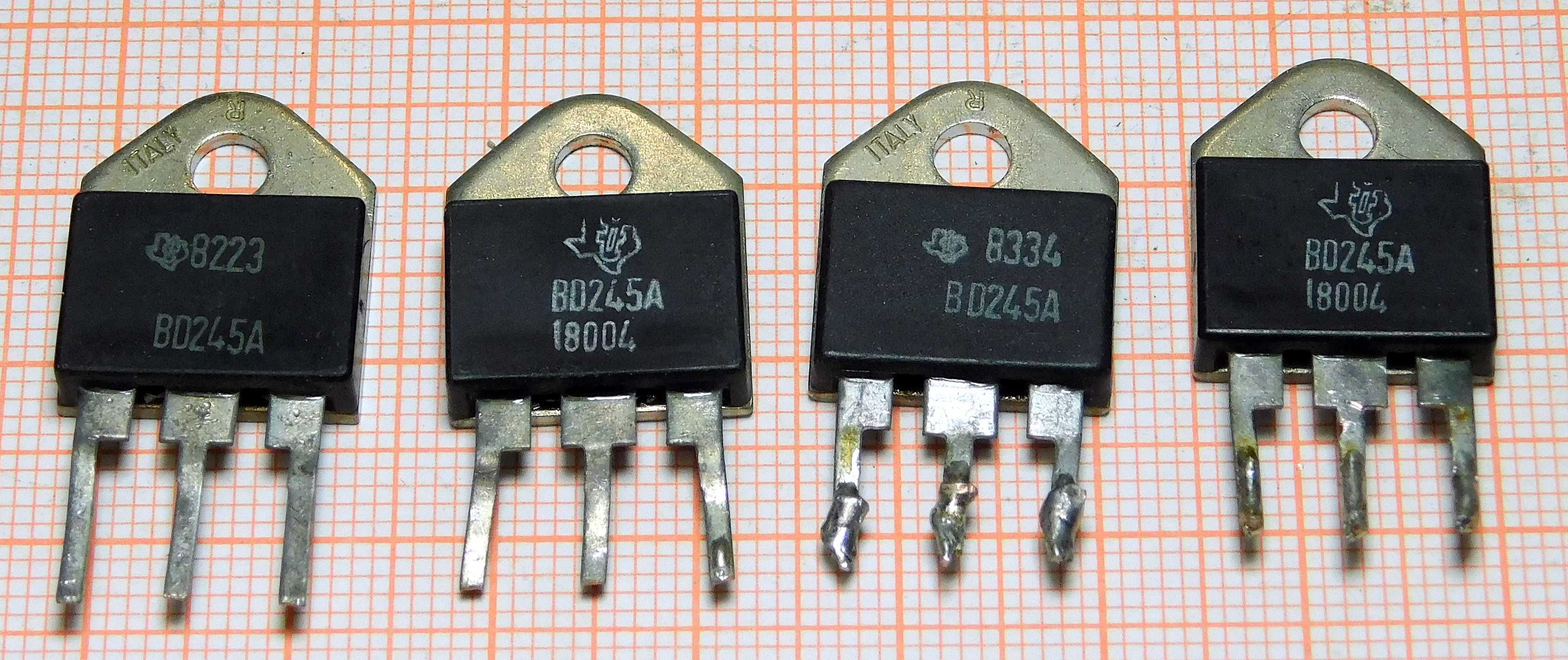 Tranzystor NPN BD245A ITT TESTOWANY [068] - cena 4 sztuk