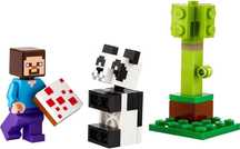 LEGO Minecraft 30672 Стів і дитинча панди + ПОДАРОК