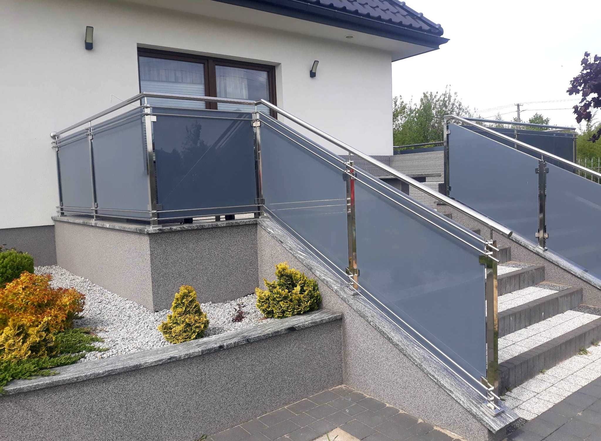 balustrada szklana balustrady ze szkłem Łuków Lublin Warszawa