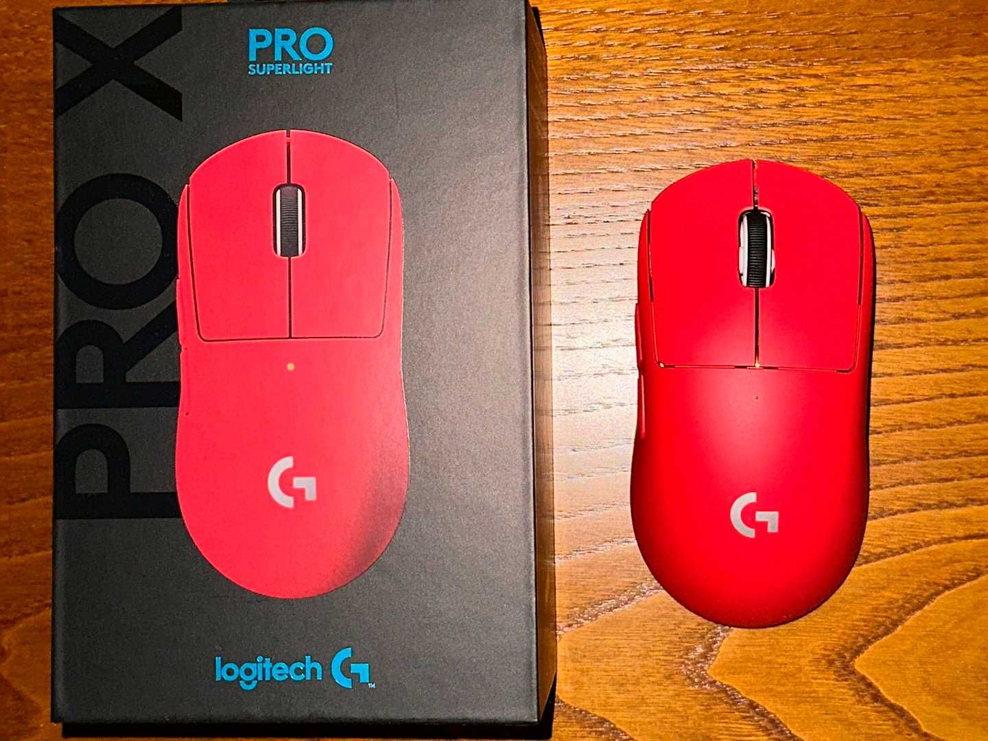 Logitech G PRO Superlight Vermelho