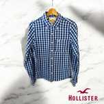 Hollister koszula męska S niebiesko-biała krata 100% bawełna