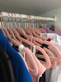 50 sztuk antypoślizgowe wieszaki na ubrania do szafy garderoby