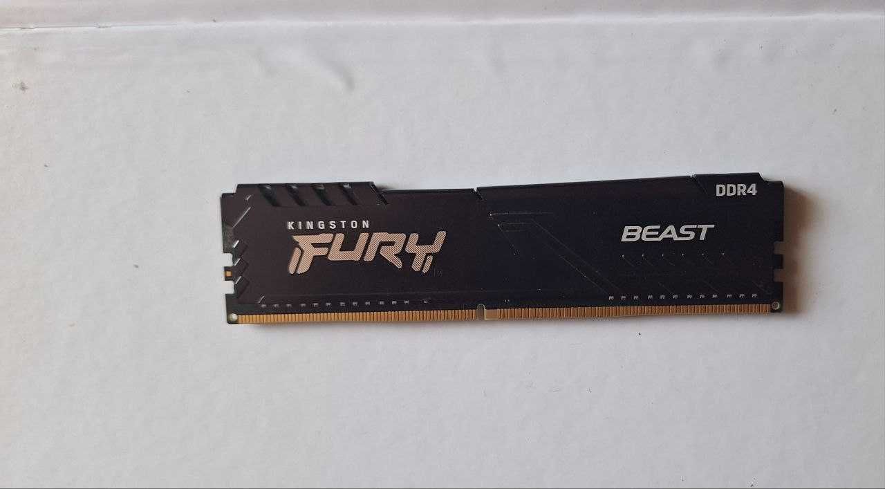 ОЗУ Kingston DDR4 8GB 3200Mhz FURY Beast Black