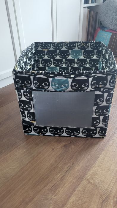 Pudełko na zabawki Ikea koty