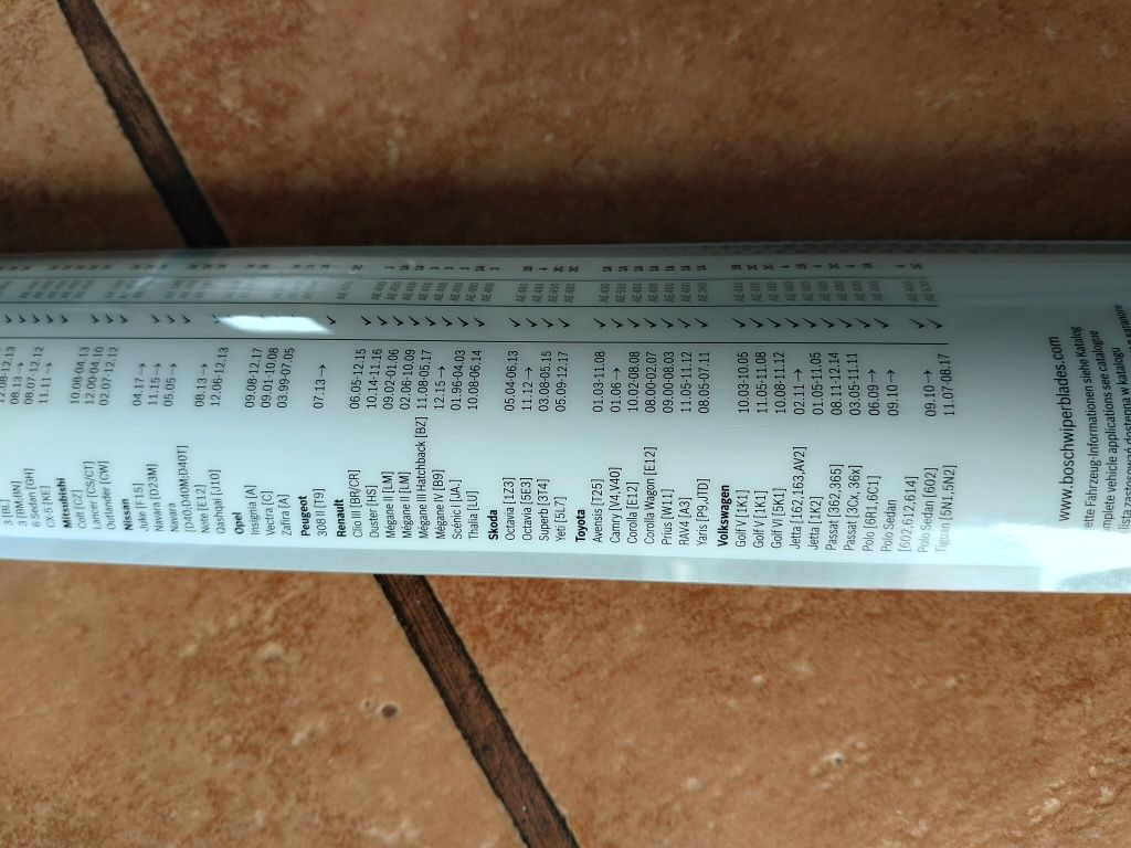 Pióro wycieraczki 600mm/24"