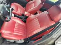 Fotel fotele kanapa Alfa Romeo 156 czerwone skórzane Kombi