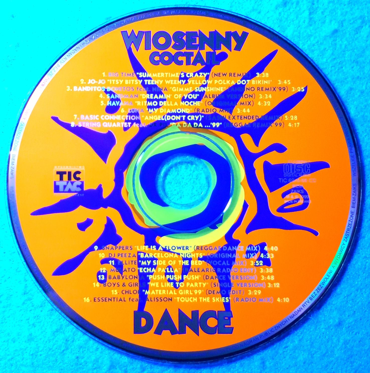 Wiosenny Coctail Dance (CD, 1999)