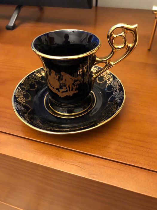Chávena em porcelana de limoges