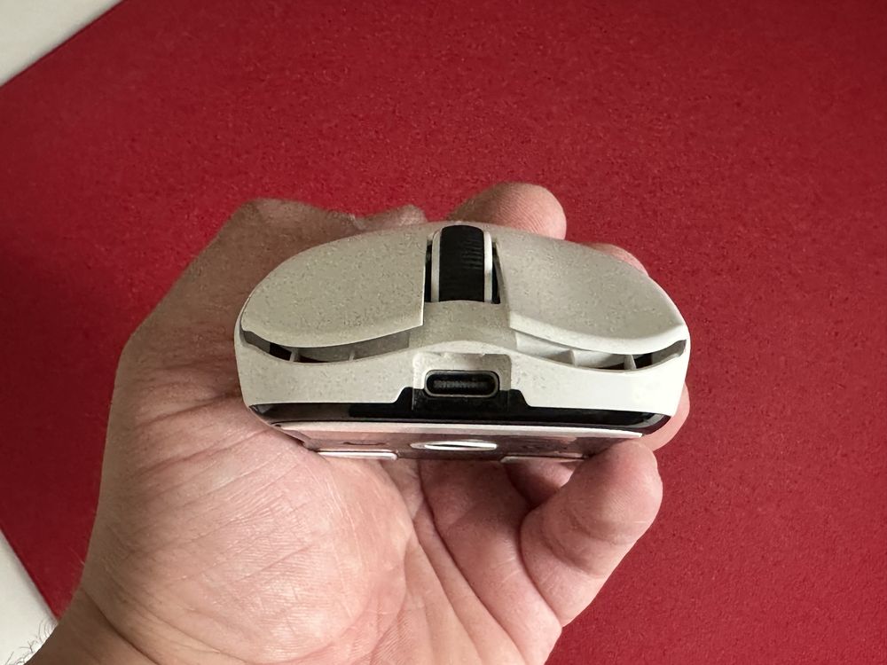 Мишка ATK F1 PRO MAX Біла 8К ресивер