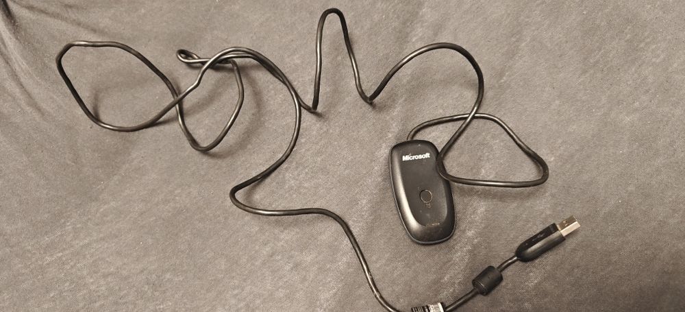 Zestaw kabel do ładowania  + adapter pc pad xbox360