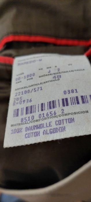 Casaco Hugo Boss militar - red label