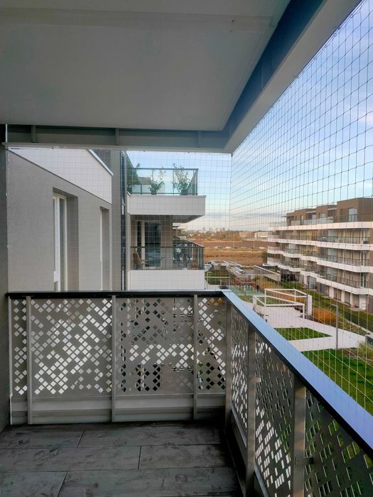 Siatka dla kota, siatka na balkon, taras, przed gołębiami, moskitiery