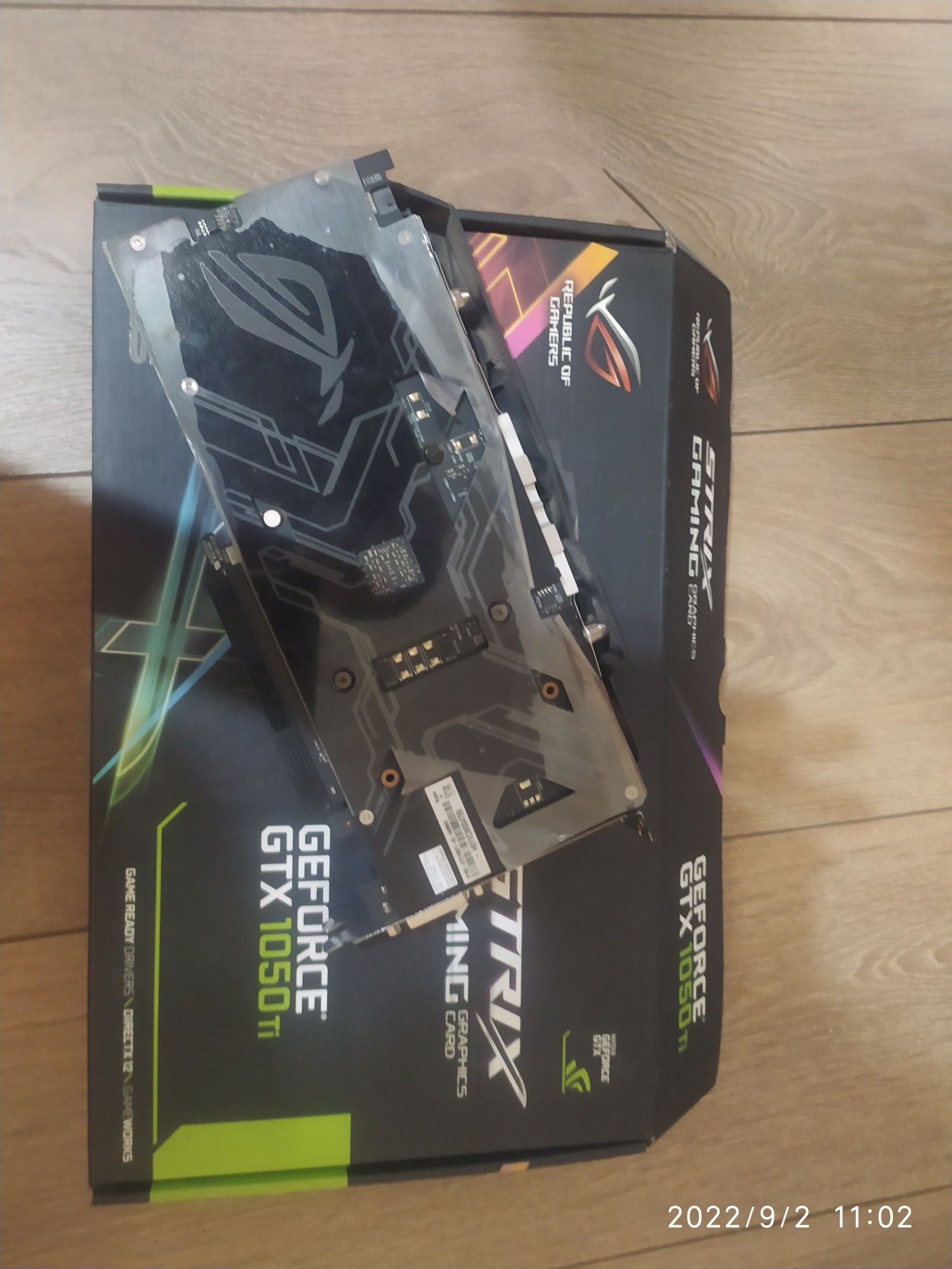 Видеокарта ASUS GeForce GTX 1050 TI 4 GB DDR 5 Gaming Strix