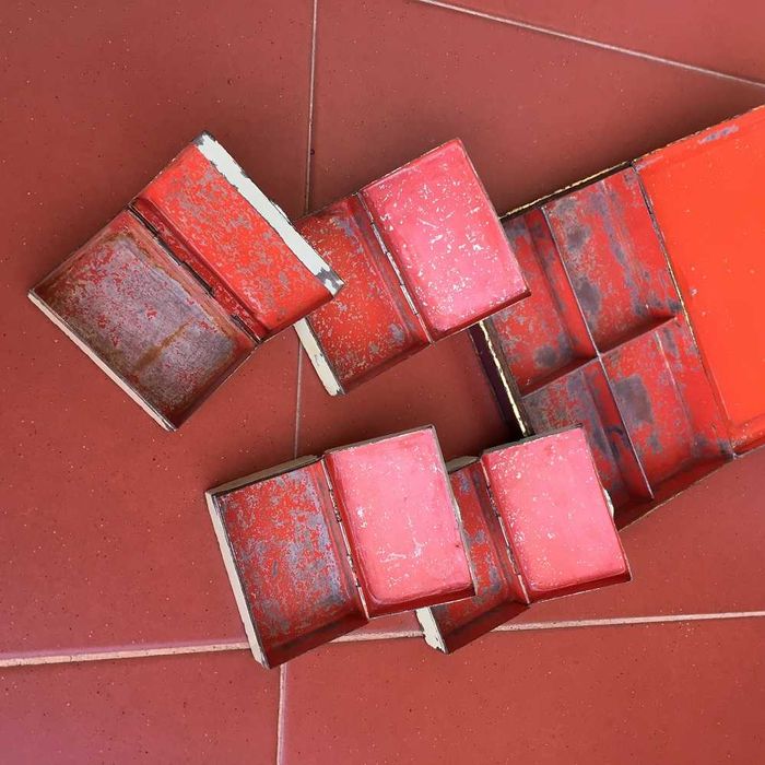 Caixa de colecionador -- Caixa metal  guardar baralho cartas -- ALEMÃ