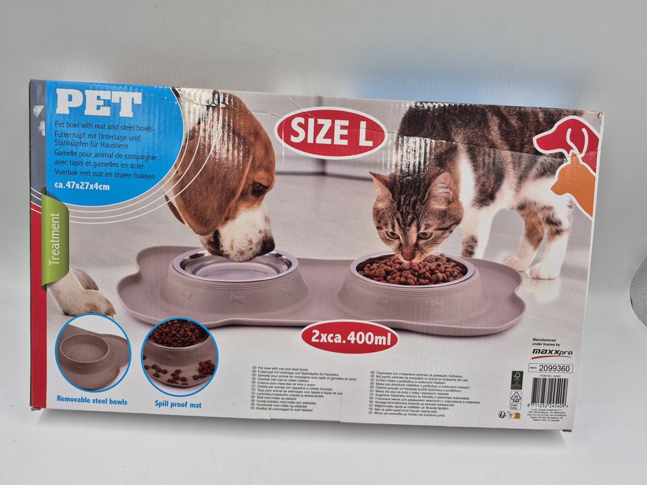 Podwójna miska dla psa I kota