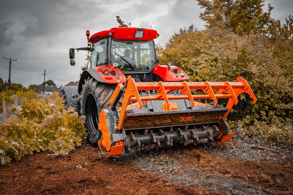 MULCZER LEŚNY WGŁĘBNY ORKAN ML R4 220, 225 rozdrabniacz frez stały ząb