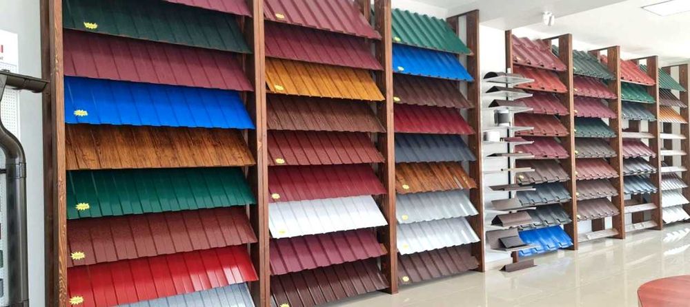 Продаж профнастила кольорового стінового з розкроєм