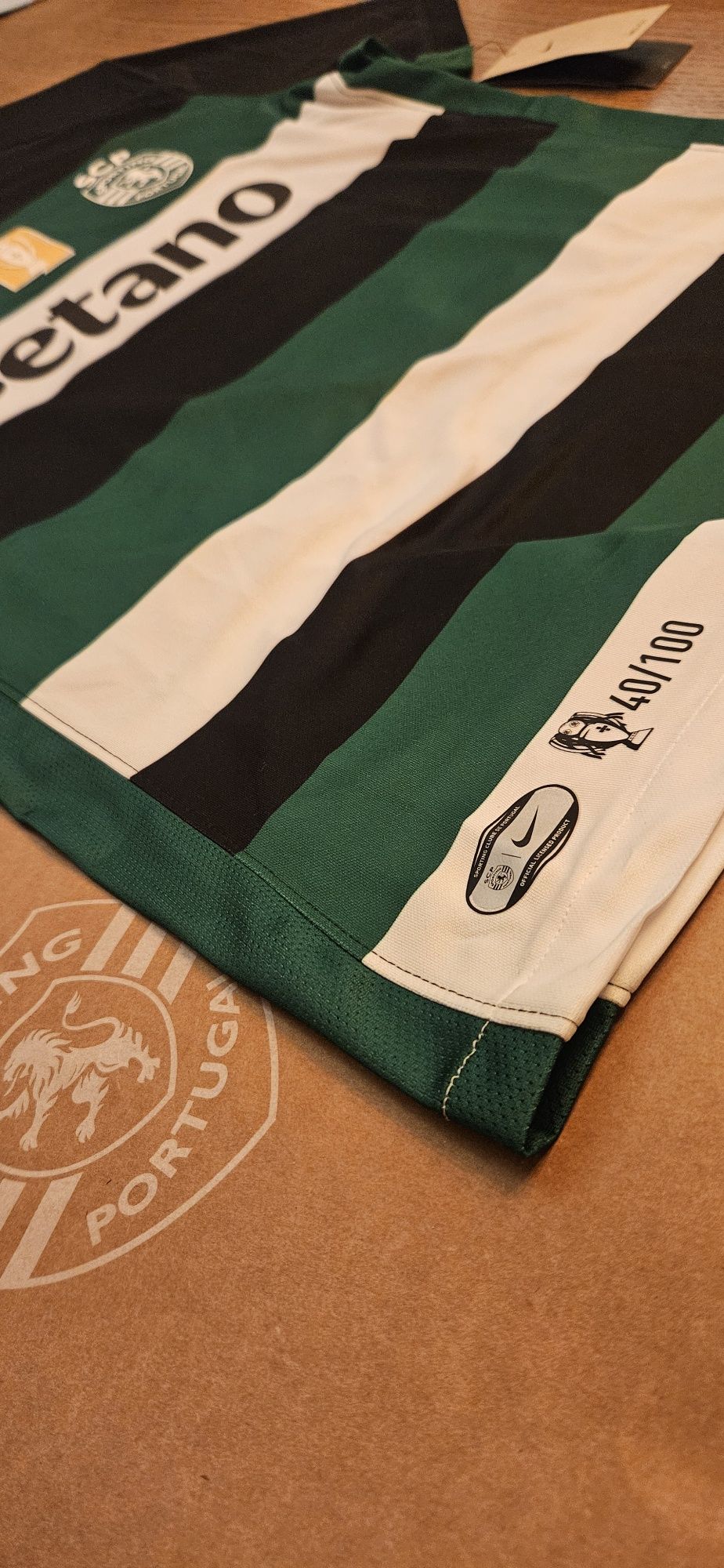 RARÍSSIMA Camisola SPORTING Bicampeão 24/25 – Edição Limitada 1/100