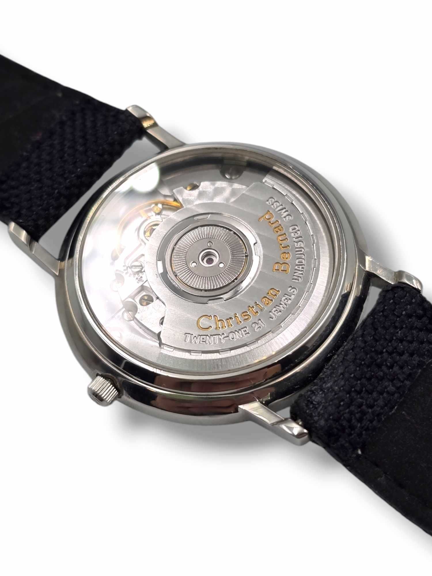 Niespotykany! Zegarek Christian Bernard Automatic Date