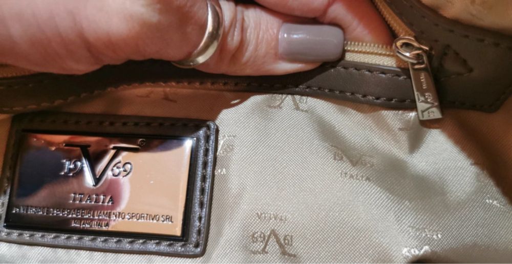 Mala taupe V1969 italia Nova