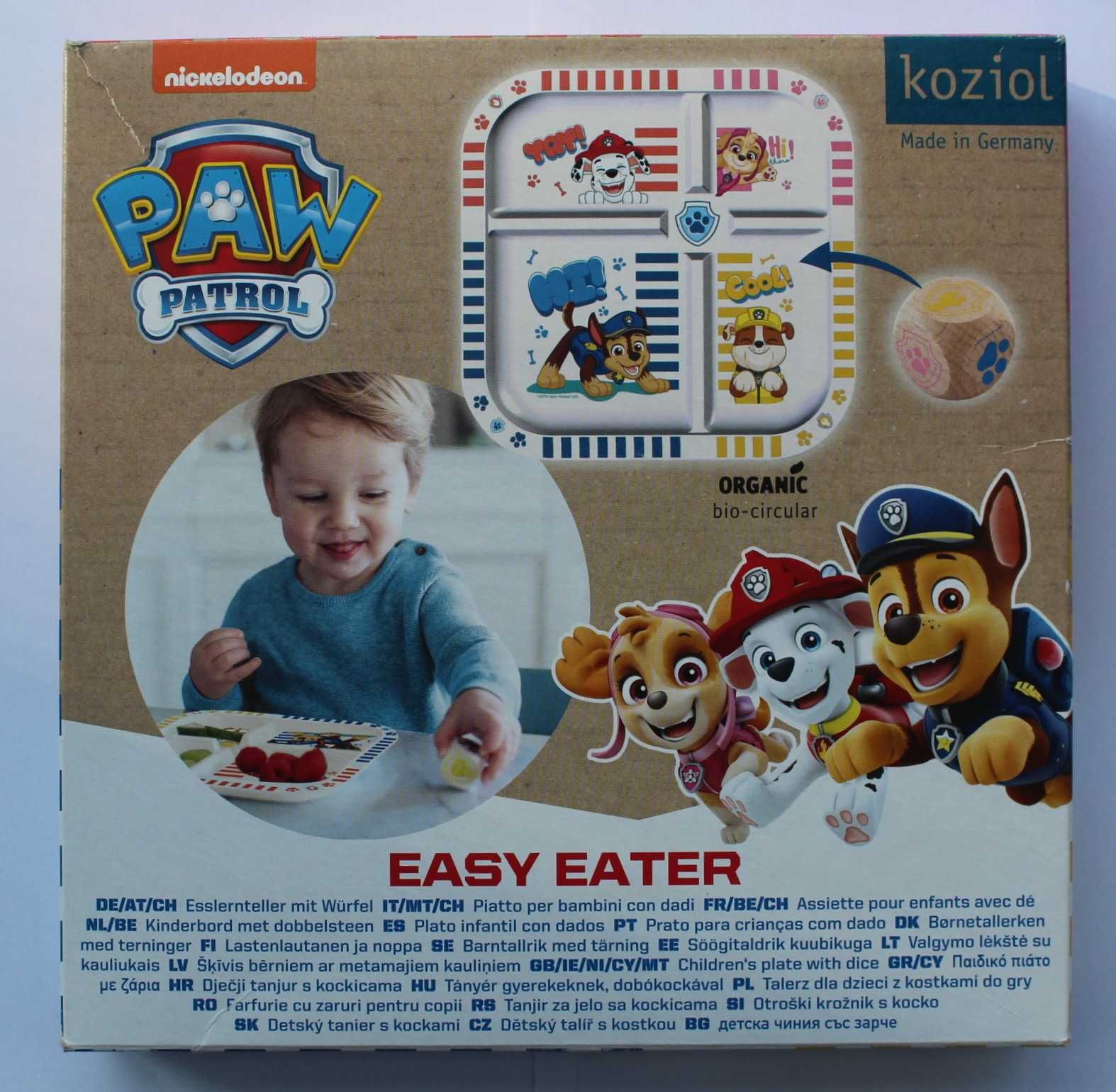 Psi Patrol Talerz Z Kostką Do Gry Nickelodeon
