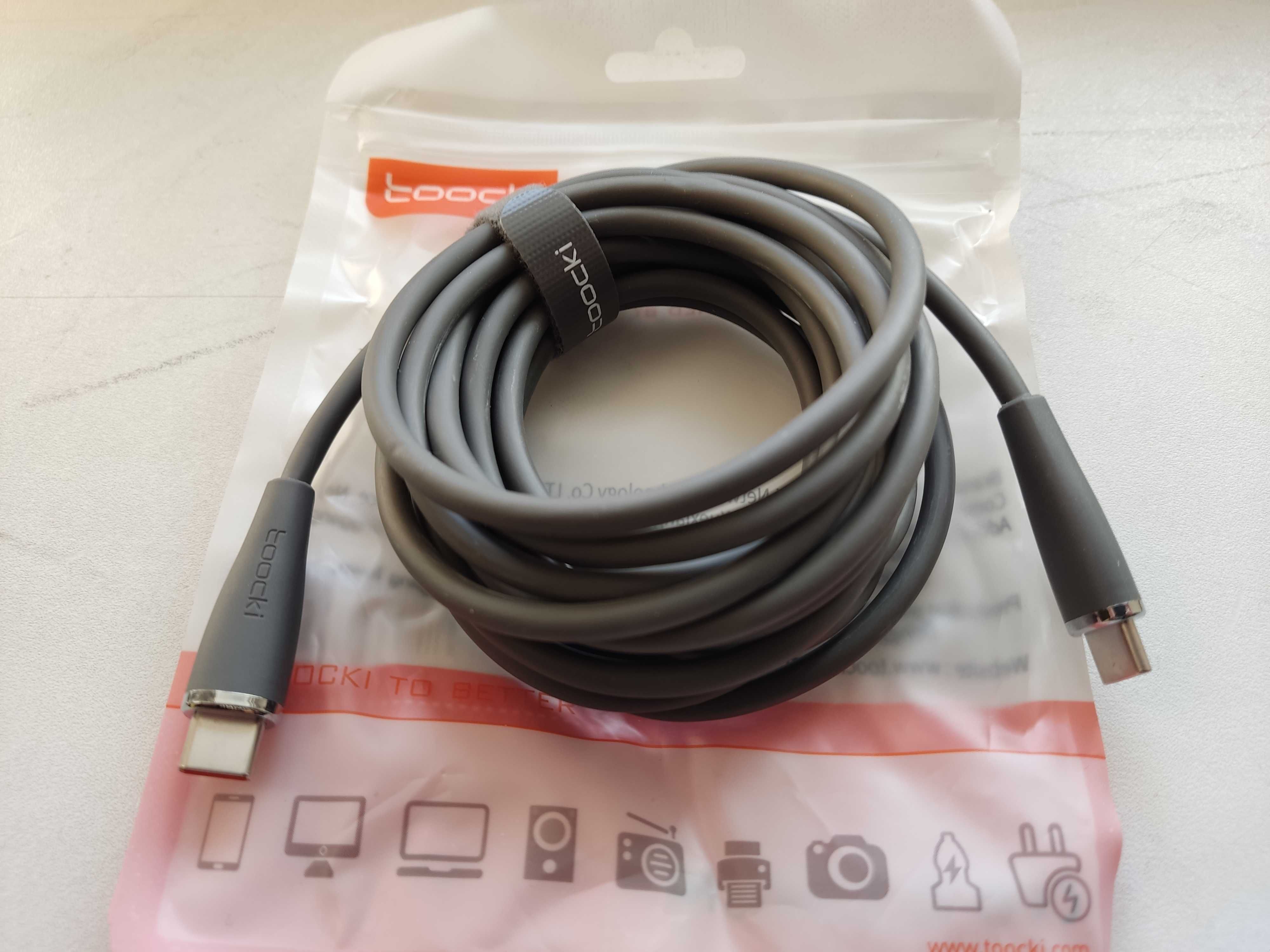 Розпродаж Кабелів USB 3 метра. Type C, Type A, Нові, Якісні.