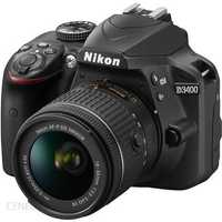 Aparat Lustrzanka Nikon D3400 +18-55f/3.5-5.6G VR