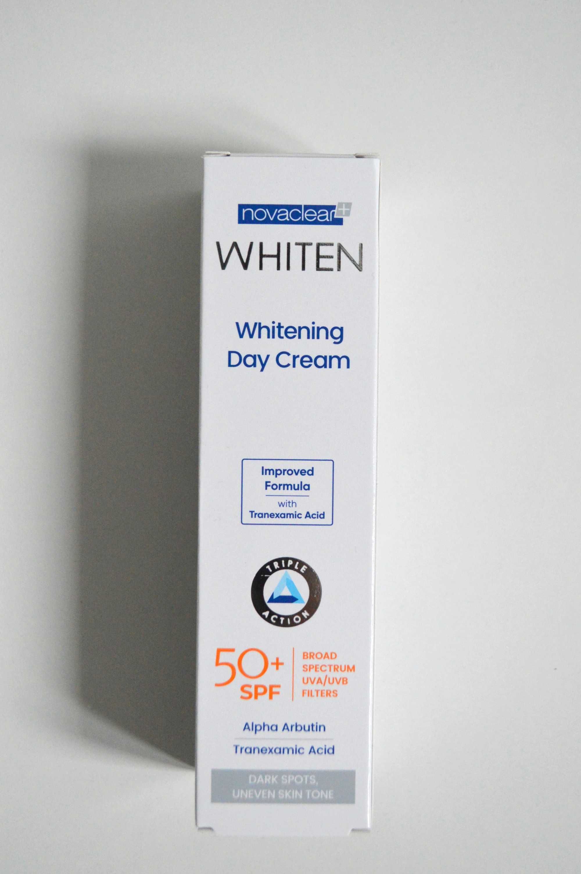 Krem przeciw przebarwieniom do twarzy Novaclear whiten 50 SPF