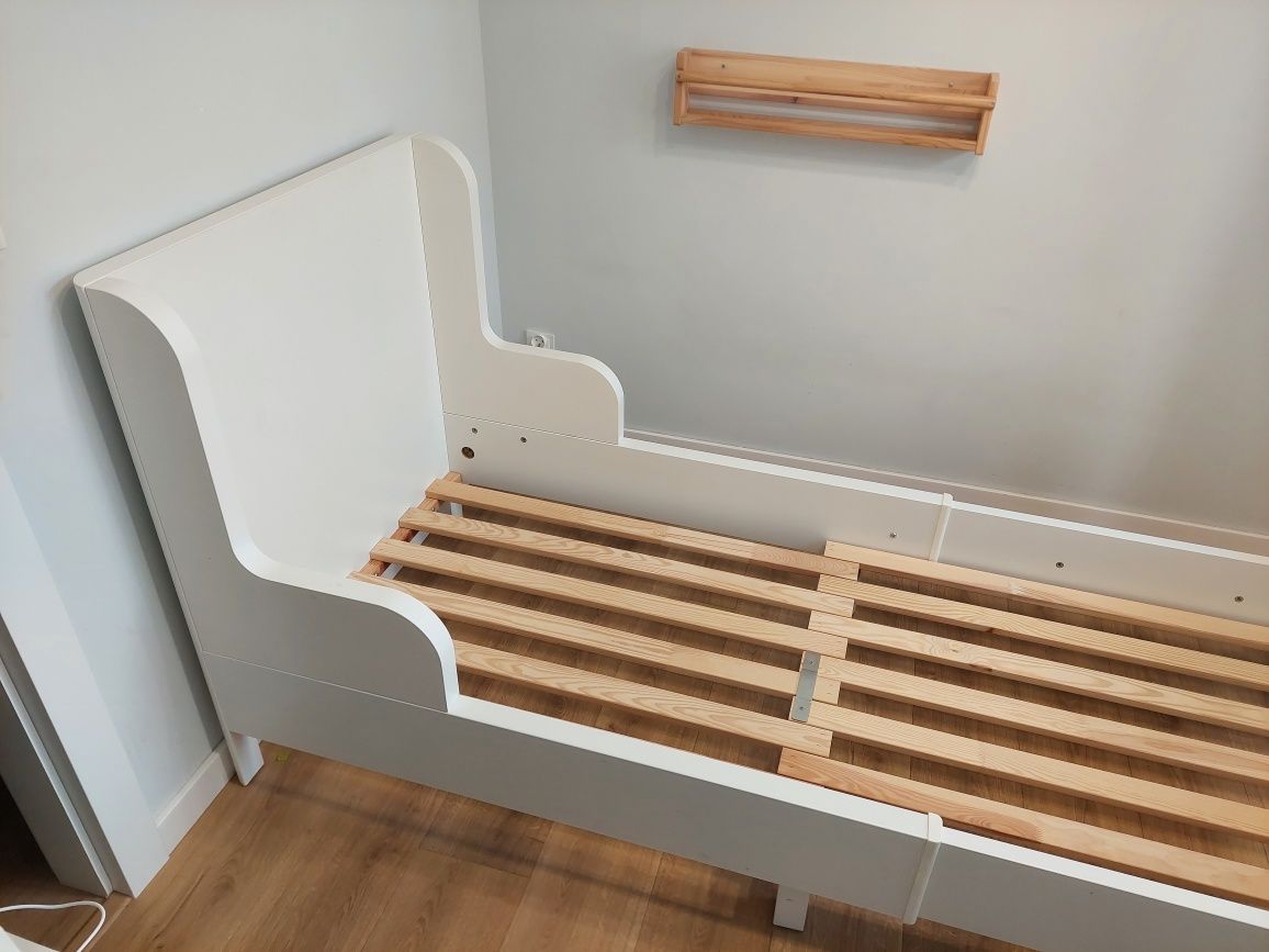 Łóżko dziecięce ikea busunge białe  2 sztuki