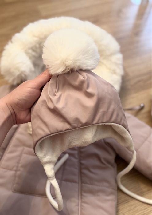 Зимовий комбінезон, комбінезон конверт дитячий дуже теплий 0-6 місяців