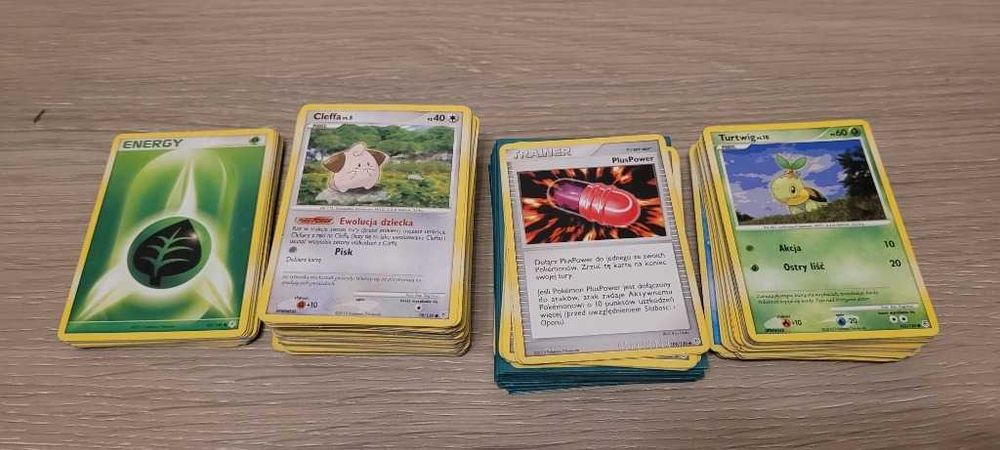 Oryginalne Polskie karty Pokemon Diament i Perła BULK 139 kart