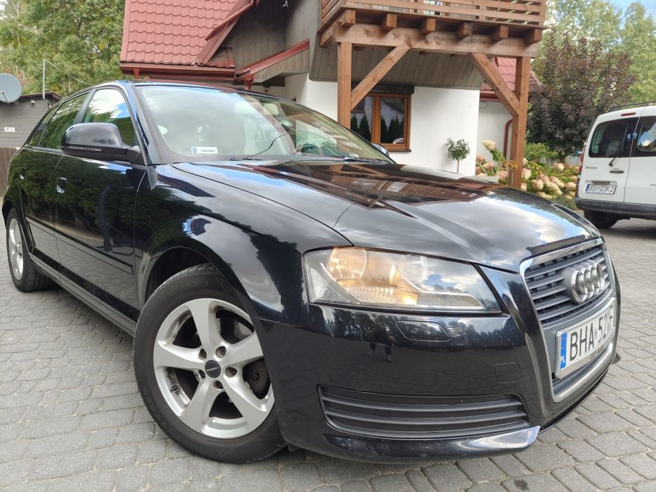 Audi A3 8P LIFT 1.9 TDi Model 2009 Alu Climatronic Grz.Fot. Jasne Skór