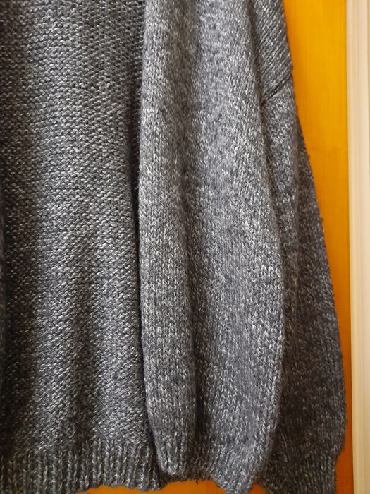 Cardigan malha cinza escuro tamanho M