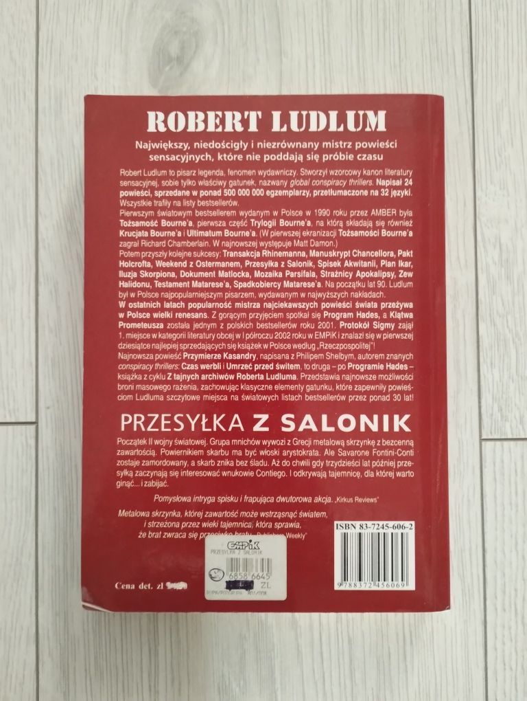 Robert Ludlum, 4 książki mistrza sensacji. Polecam