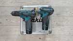 Conjunto aparafusadoras Makita e  baterias (Bosch, DeWalt, Einhell)