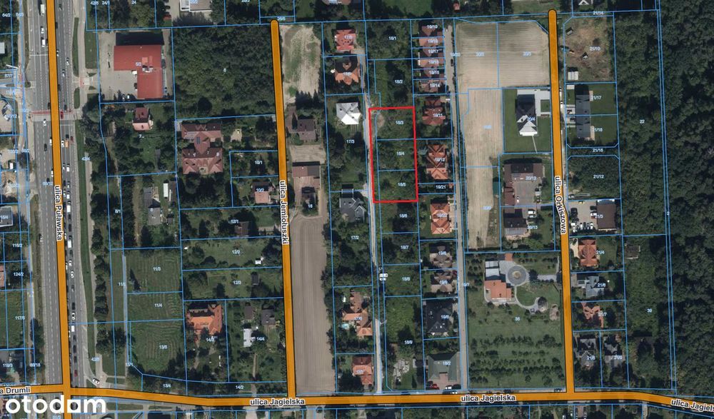 Działka w okolicy lasu Kabackiego