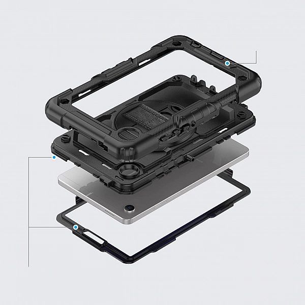 Tech-Protect Solid360 Galaxy Tab A9/8.7 X110 / X115 Black