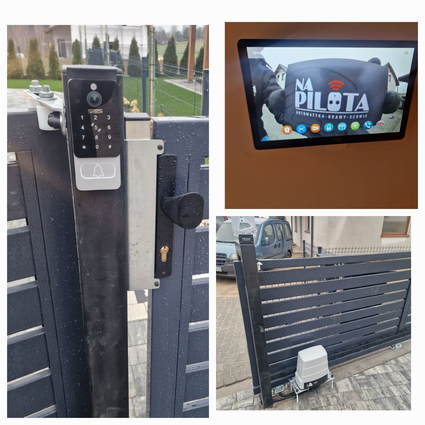 AUTOMATYKA/BRAMY/SERWIS Piloty,Napędy,Szlabany,Videodomofony Rolety