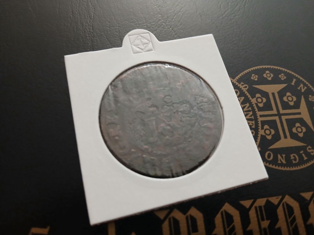 Moeda de X Reis 1721 (VARIANTE)