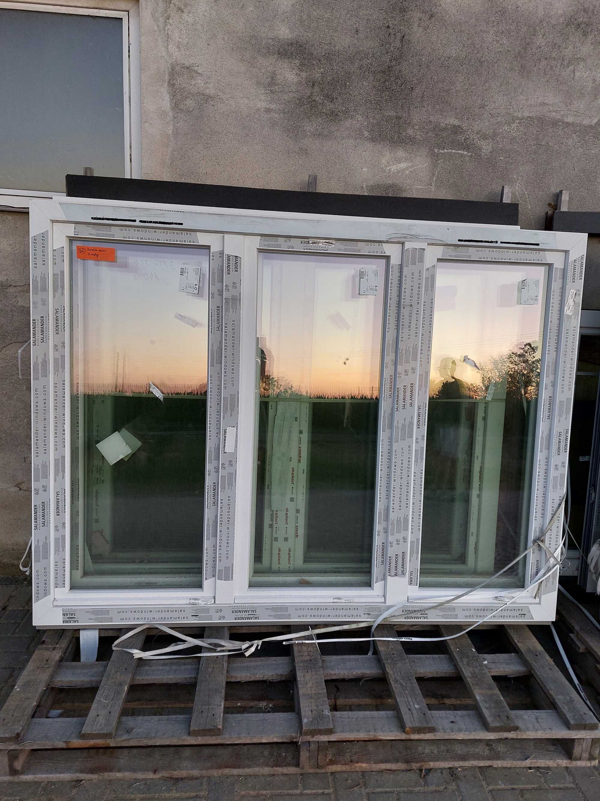 Nowe okno białe 213x161 cm OUTLET
