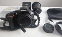 Nikon D3500 + 18- 55mm VR plus obiektyw NIKKOR