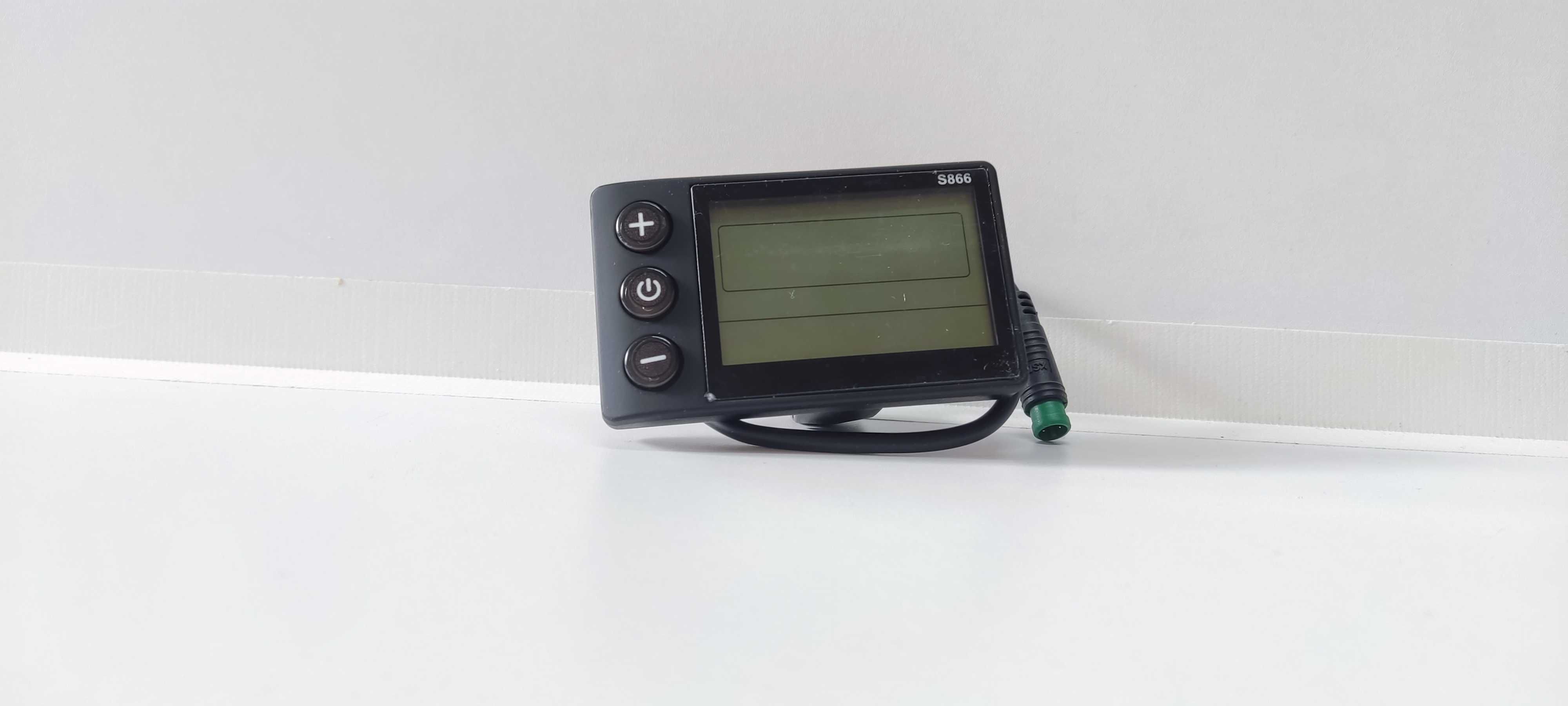 Fyearfly S866 LCD do e-bike 24V 36V 48V IP65 na kierownicę 22,2 mm