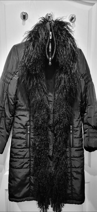 Zimowa kurtka z obszyciem z LAMY