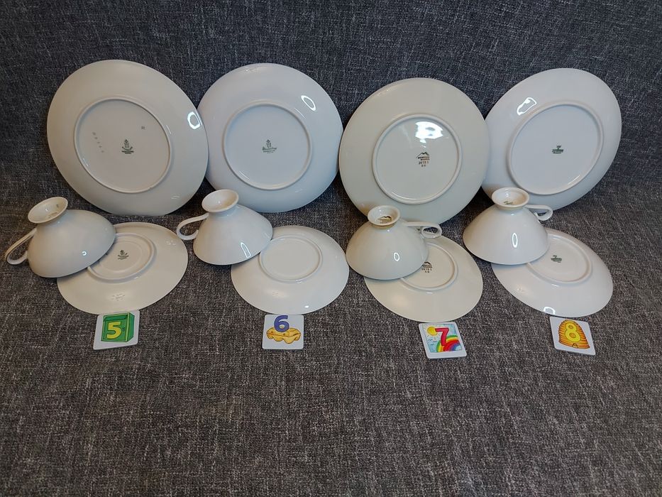 2А/3А Чайно кофейные тройки/трійки.Германия.Німеччина.50-80 год.