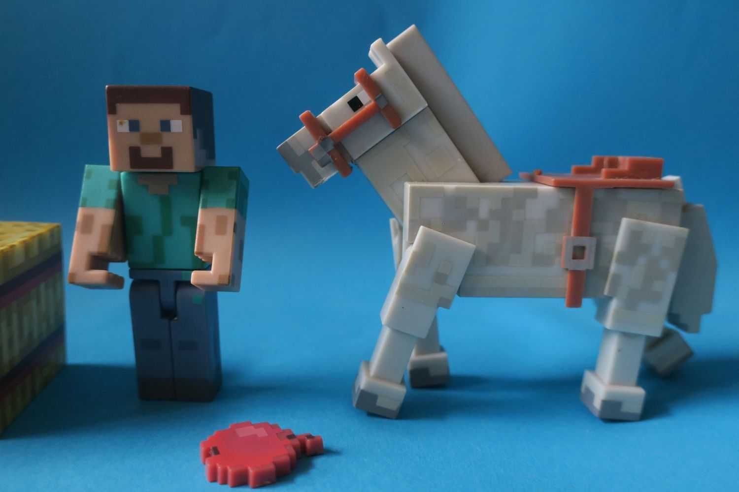 Zestaw Steve i koń Minecraft figurki Minecraft